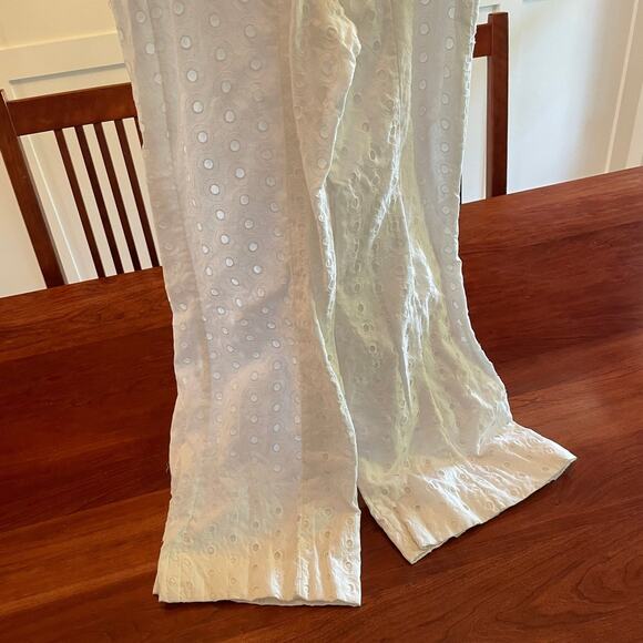 Deadstock Vintage White Eyelet Romper/Jumpsuit - S - Picture 7 of 12